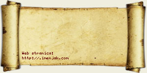 Omilj Bačanin vizit kartica